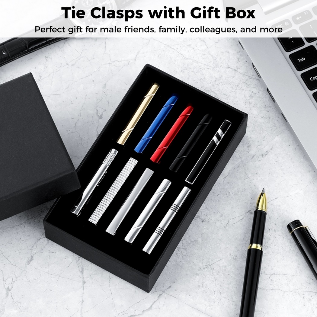 10Pcs Tie Clips Tie Clip Set F – Tie Bar Set Gift recenzja i cena