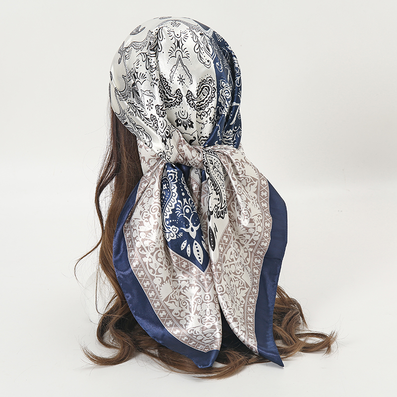 90*90CM Square Silk Scarves Wo – Scarf Silk Square recenzja i cena