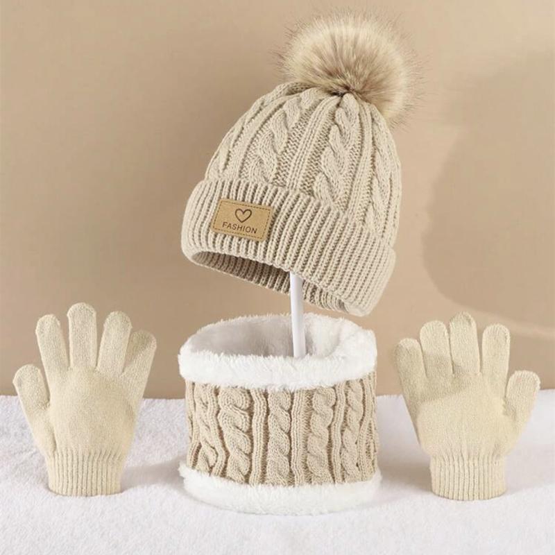 Toddler Kids Pom Pom Decor Bea – Infinity Scarf Knit recenzja i cena