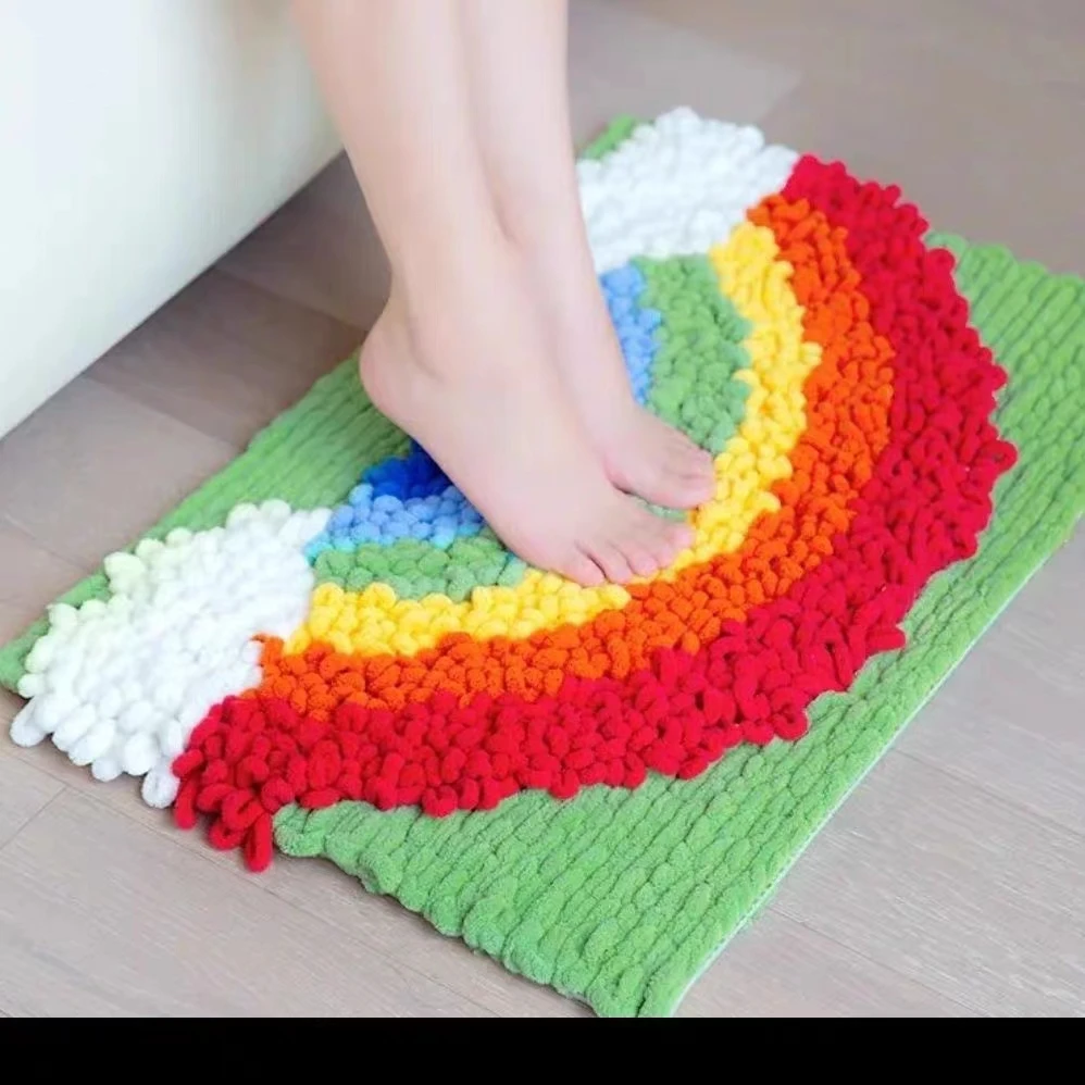 100g/Ball Finger Loop Yarn Thr – Woven Scarf Blanket recenzja i cena