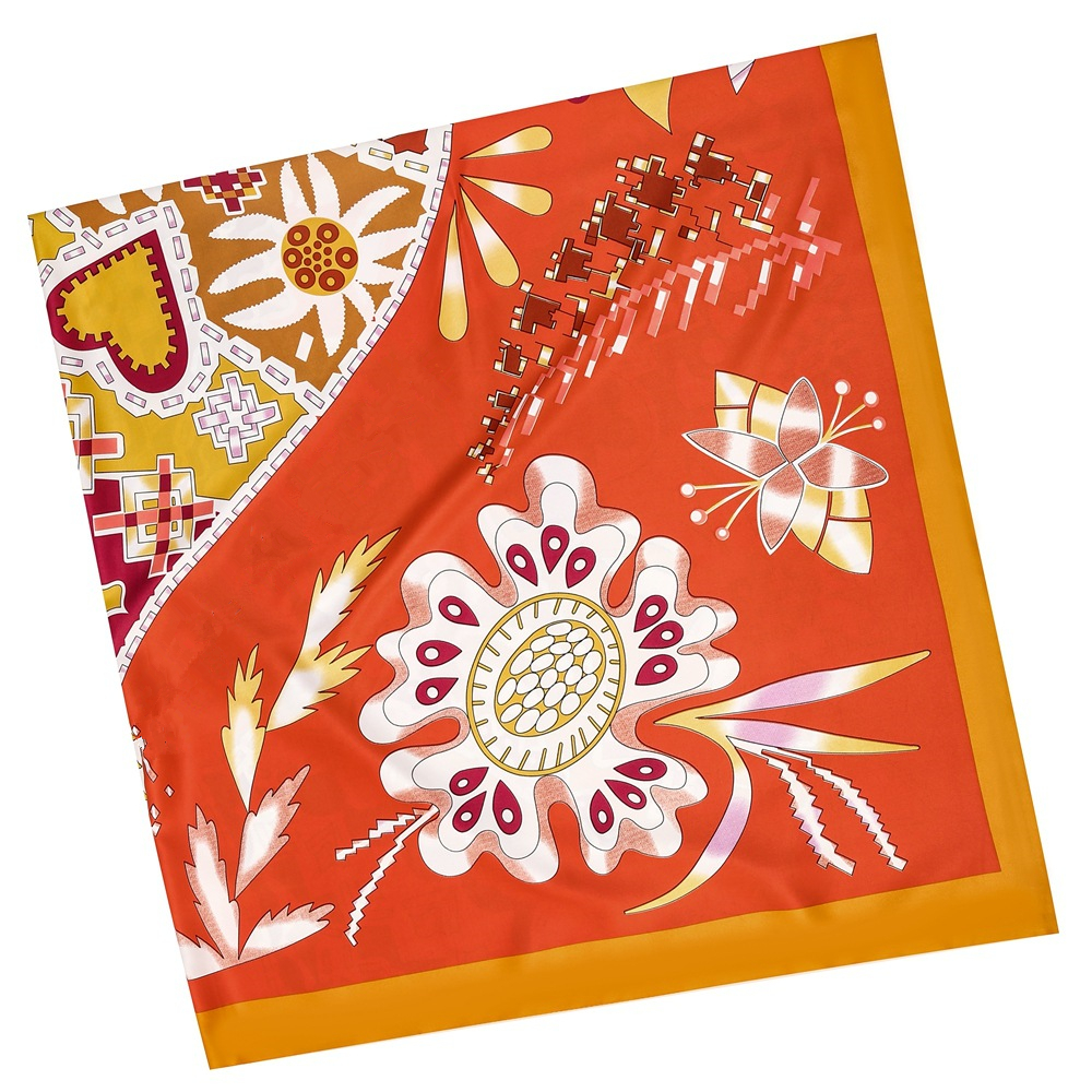 130cm Brand Women Scarves Desi – Silk Neck Scarf recenzja i cena