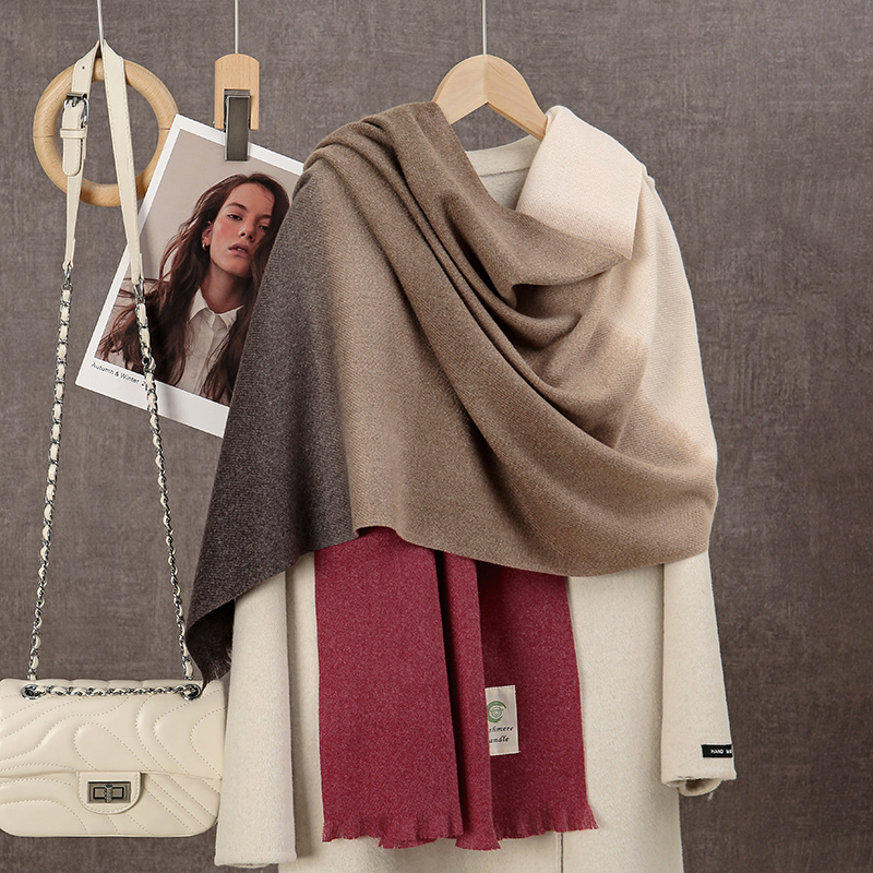New 2024 Gradient Cashmere Sca – Woven Scarf Blanket recenzja i cena