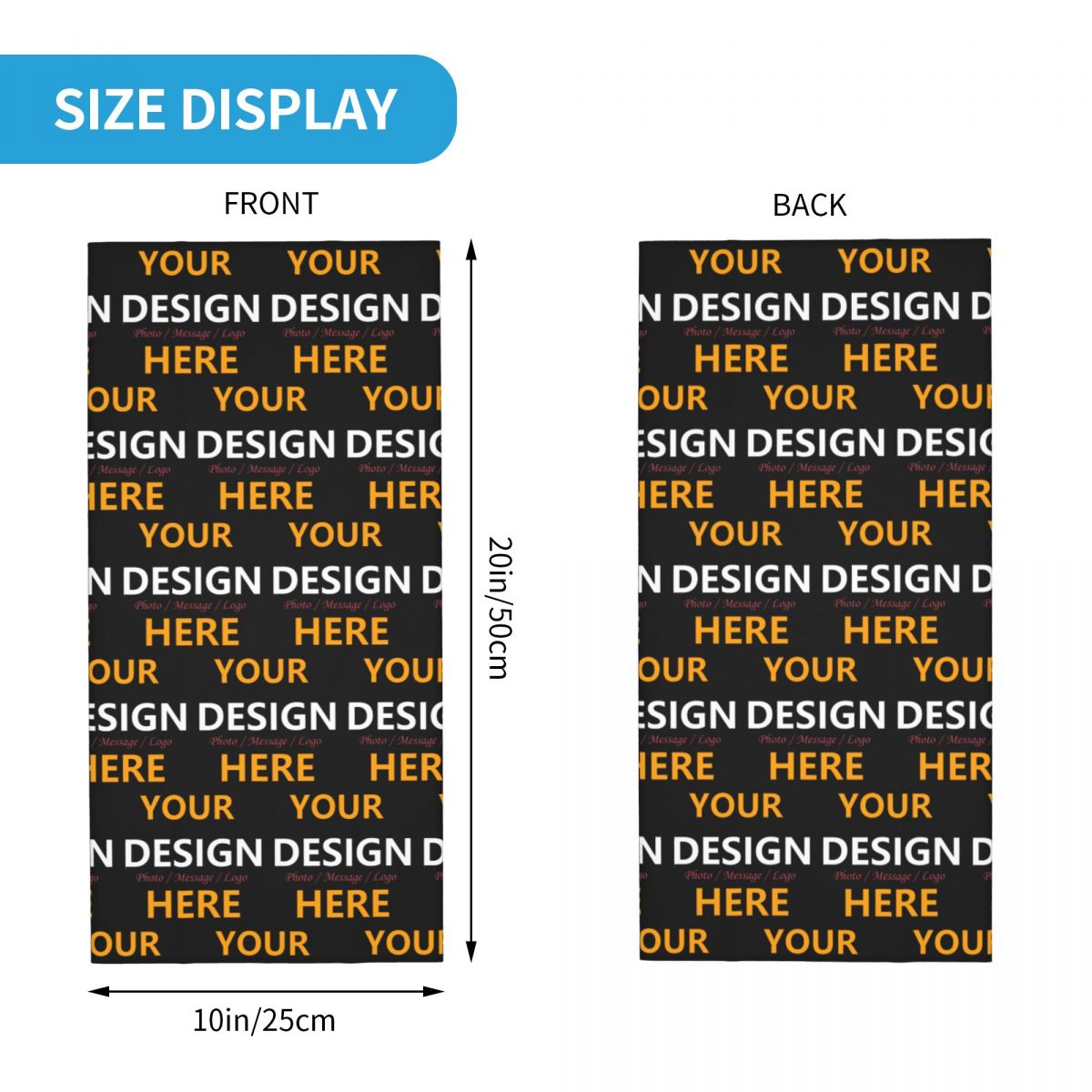 Custom Your Design Here Bandan – Neck Warmer Tube recenzja i cena