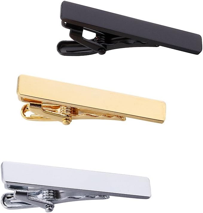 Men's Skinny Tie Clip Set 3 To – Tie Clip Silver recenzja i cena