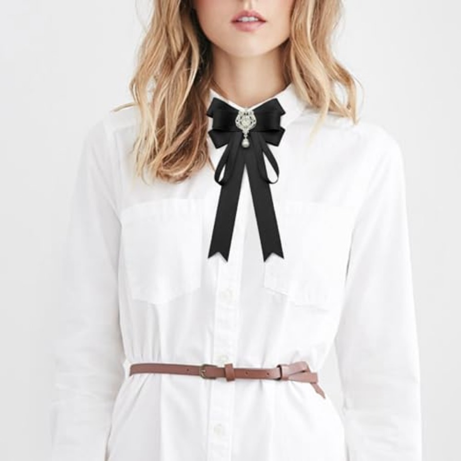 LJBFNN Bow Tie For Women, Pre- – Bow Tie Pre Tied recenzja i cena