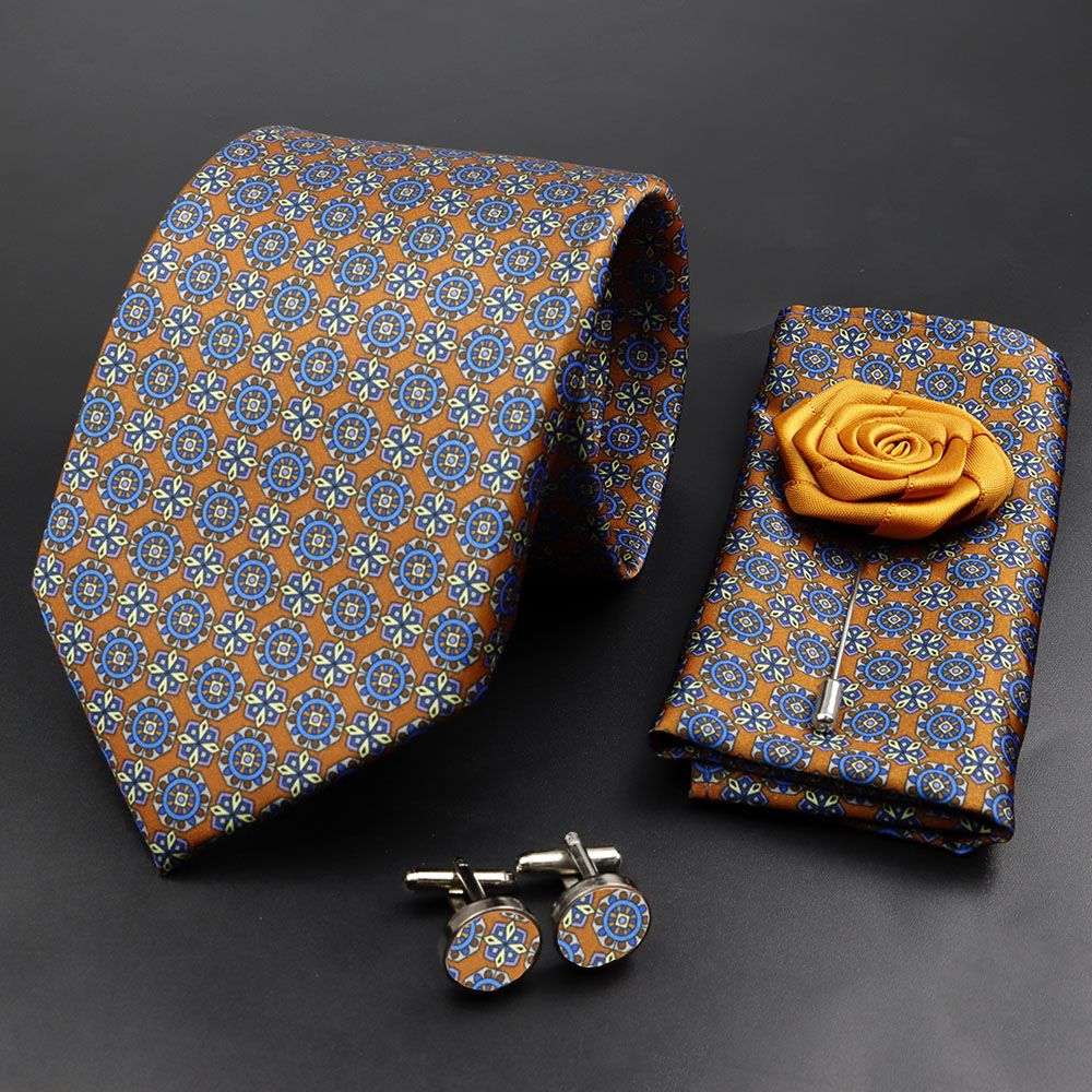Men's Fashion 7.5cm Soft Silk  – Pocket Square Set recenzja i cena