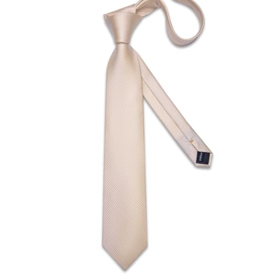 Plaid Ties for Men Silk Checke – Pocket Square Set recenzja i cena