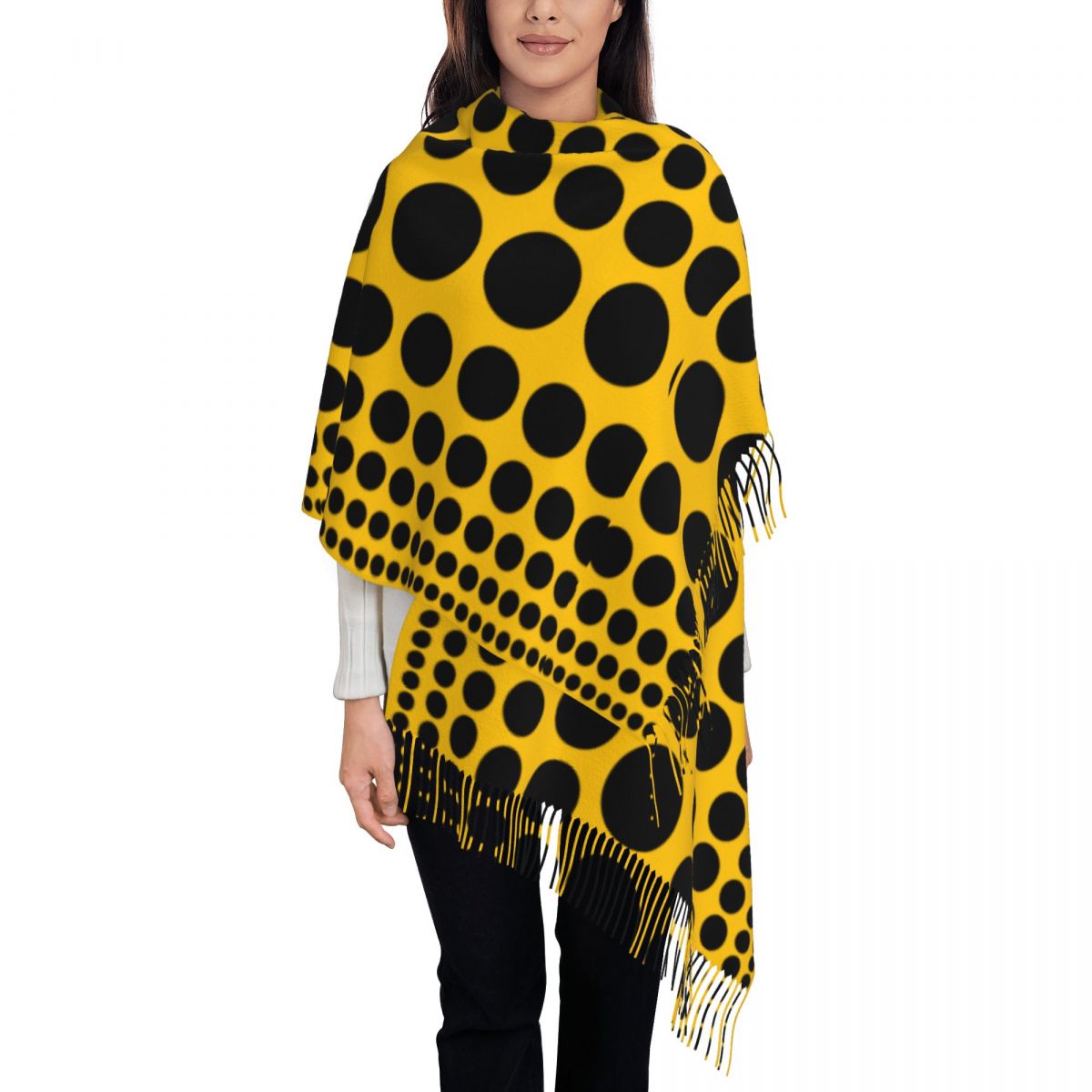 Infinity Polka Dots Scarf for  – Infinity Scarf Knit recenzja i cena