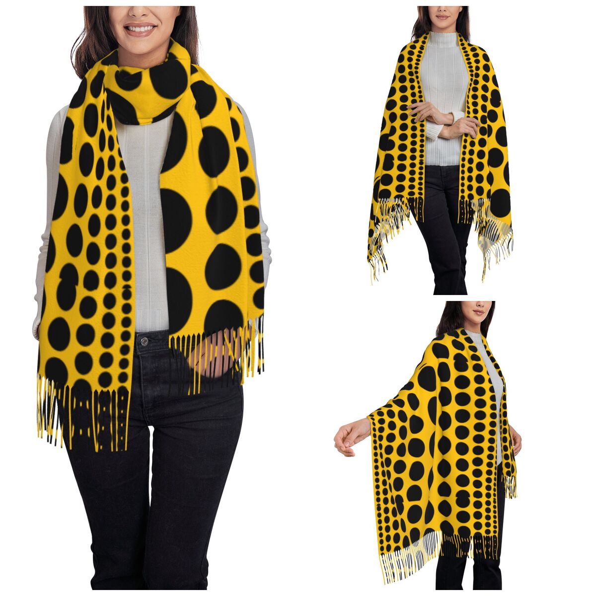 Infinity Polka Dots Scarf for  – Infinity Scarf Knit recenzja i cena