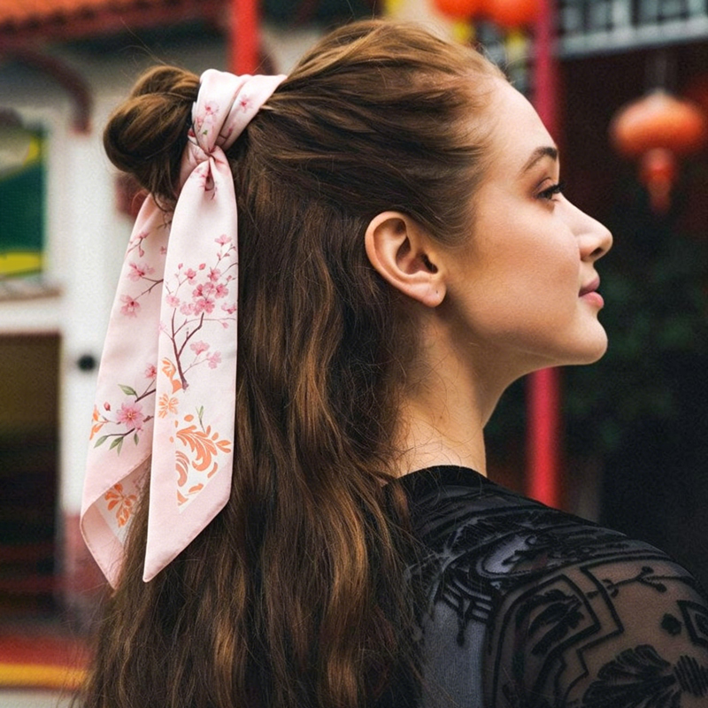 Fashion Women Silk Satin Skinn – Silk Neck Scarf recenzja i cena