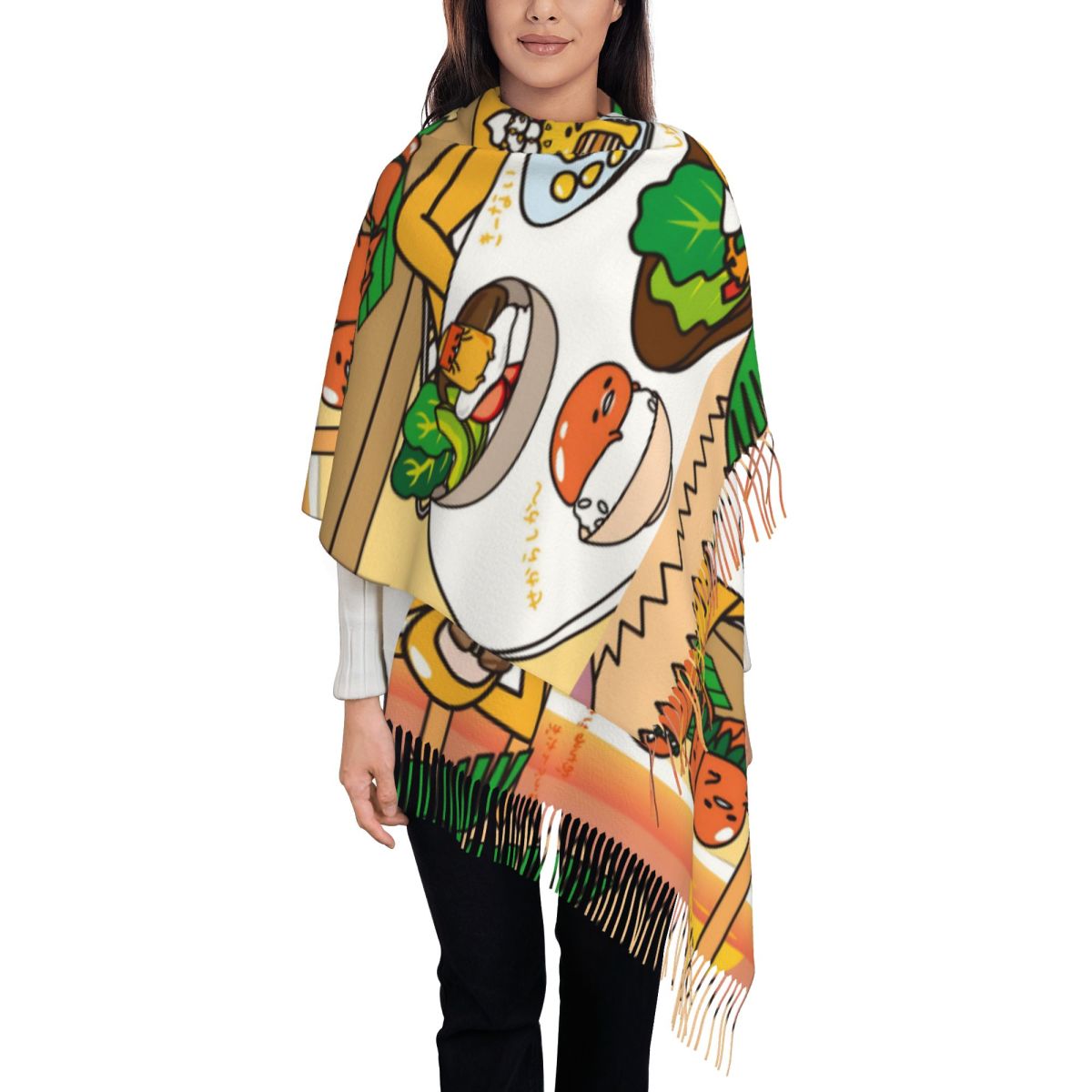 Women's Scarf with Tassel Gude – Pashmina Wrap Large recenzja i cena