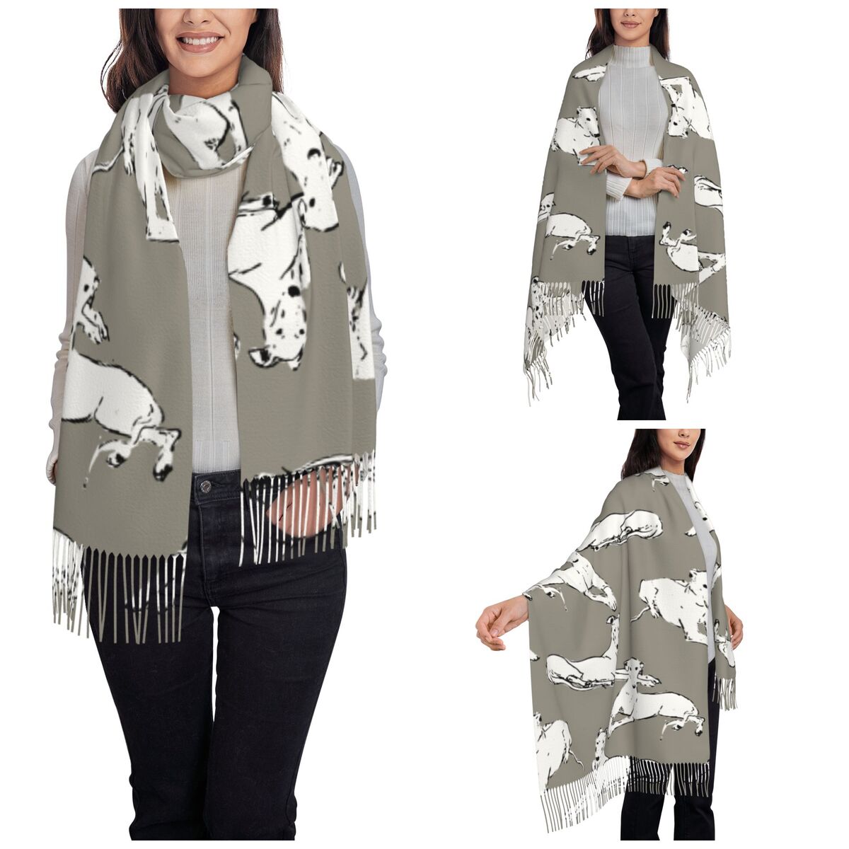 Relaxing Greyhound Whippet Sca – Pashmina Wrap Large recenzja i cena