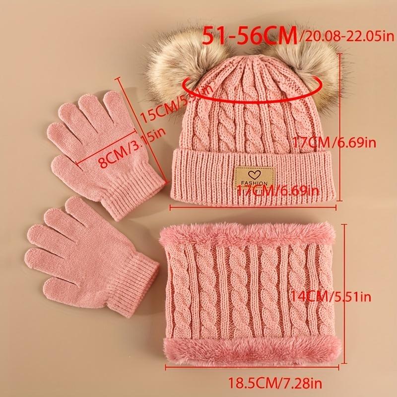 Toddler Kids Pom Pom Decor Bea – Infinity Scarf Knit recenzja i cena