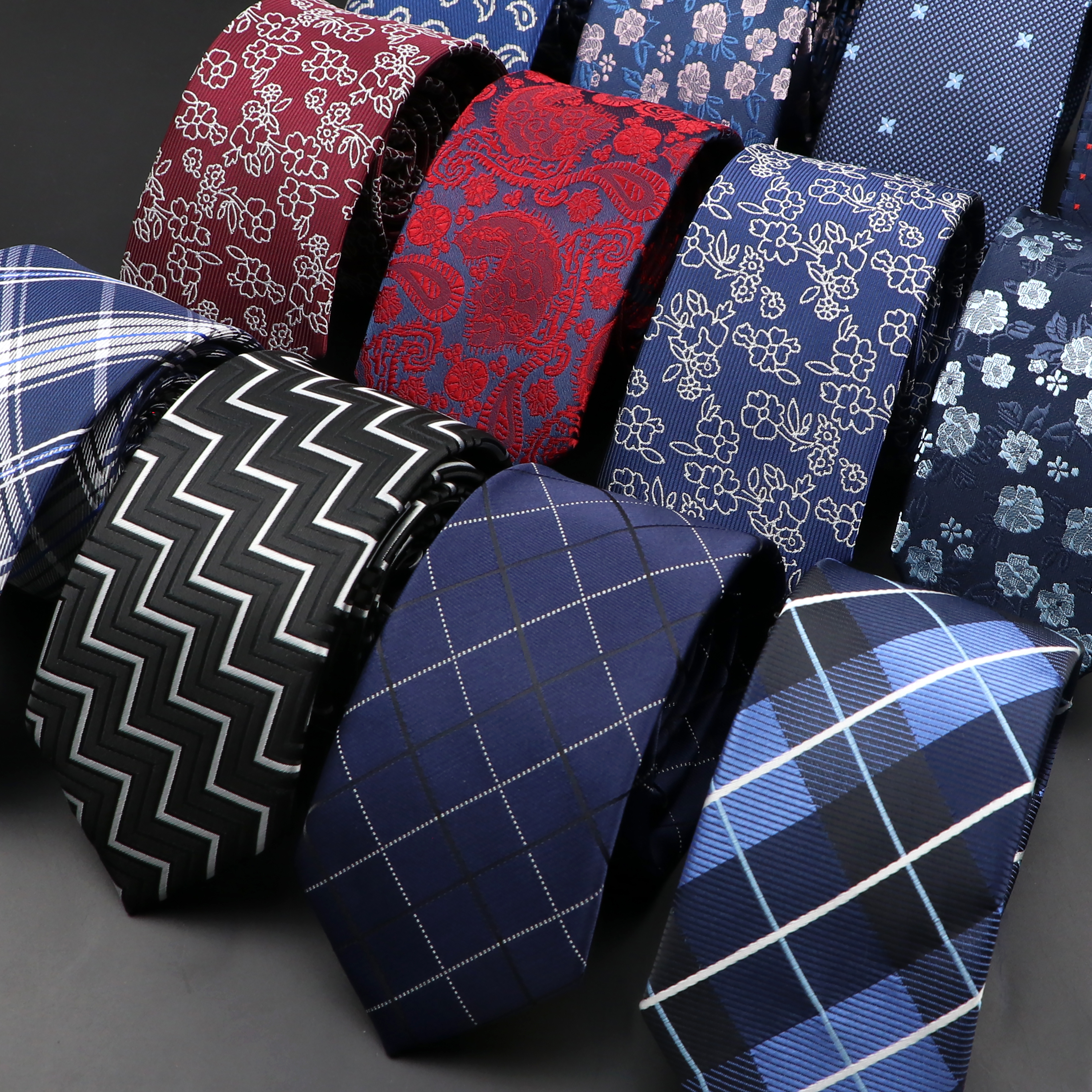 New Men Ties Solid Color Strip – Skinny Tie Men recenzja i cena