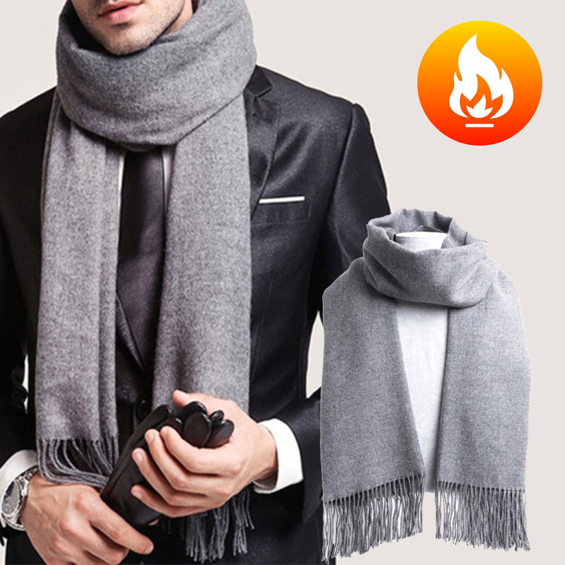Autumn And Winter Solid Color  – Muffler Men Wool recenzja i cena