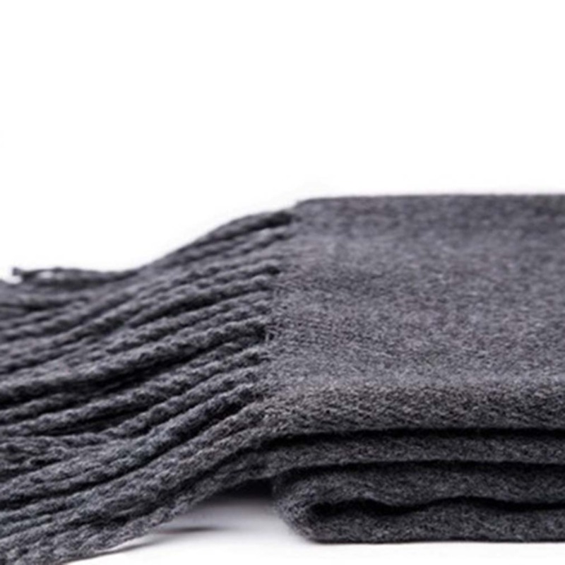 Autumn And Winter Solid Color  – Muffler Men Wool recenzja i cena