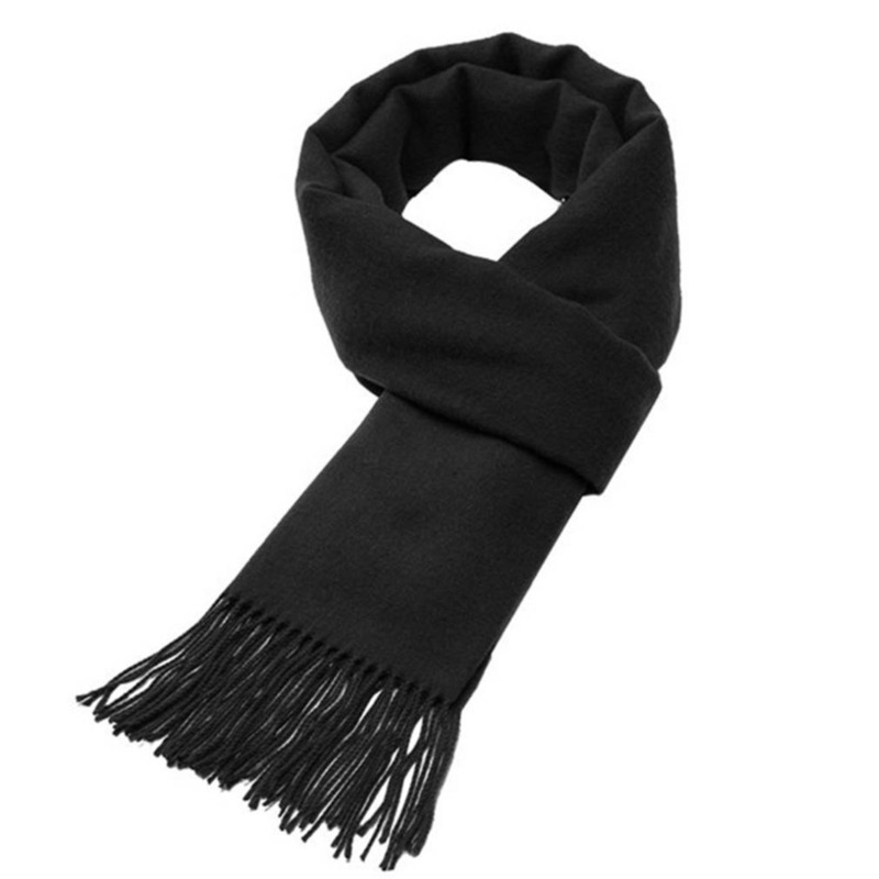Autumn And Winter Solid Color  – Muffler Men Wool recenzja i cena