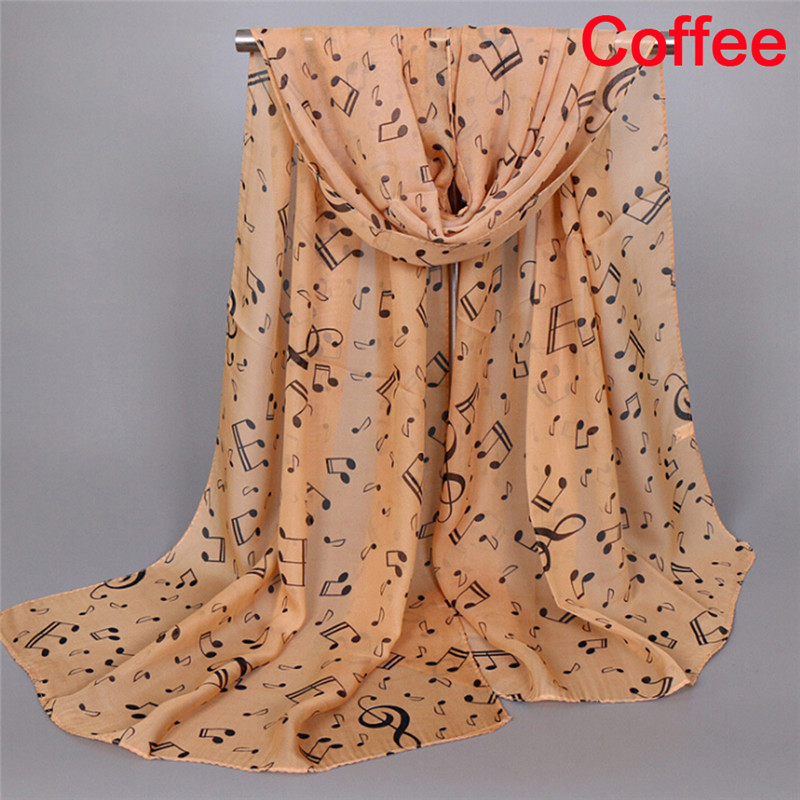 High Quality Scarves Musical N – Infinity Scarf Knit recenzja i cena