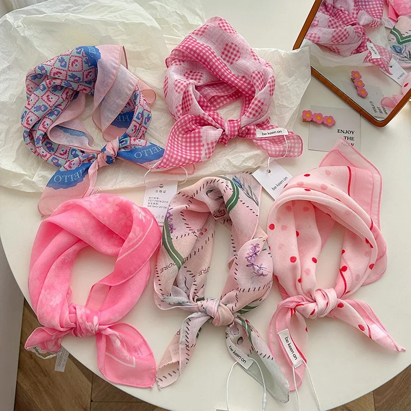 1pc women's silk scarf breatha – Scarf Silk Square recenzja i cena
