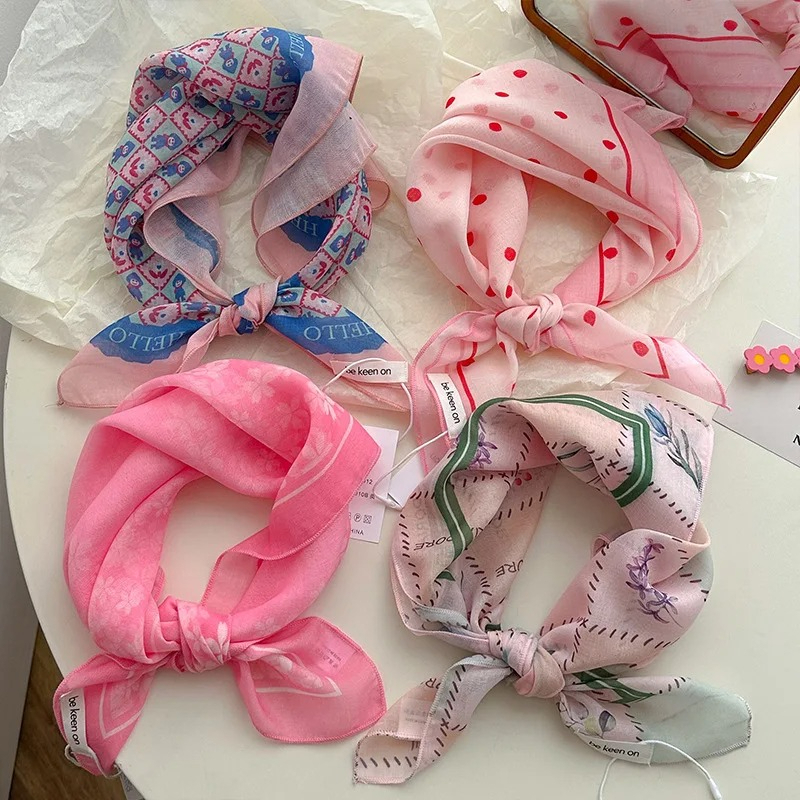 1pc women's silk scarf breatha – Scarf Silk Square recenzja i cena