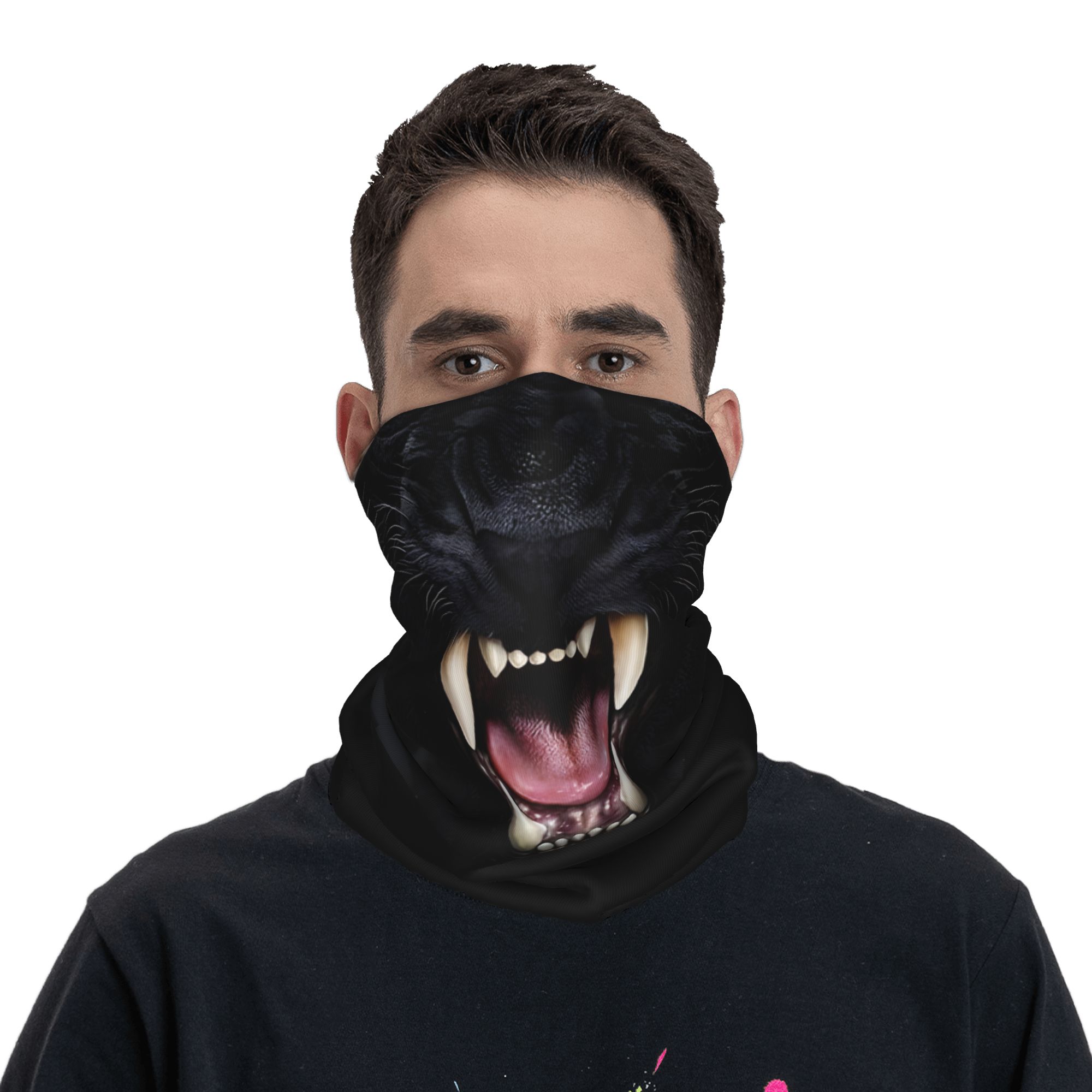 Custom Black Panther Animal He – Neck Warmer Tube recenzja i cena