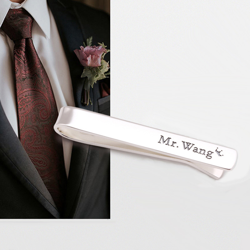Amxiu Custom Name 925 Sterling – Tie Clip Silver recenzja i cena