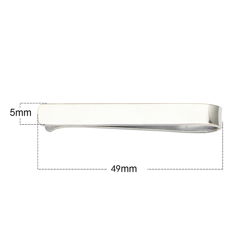 Beadsnice Pure 925 Sterling Si – Tie Clip Silver recenzja i cena