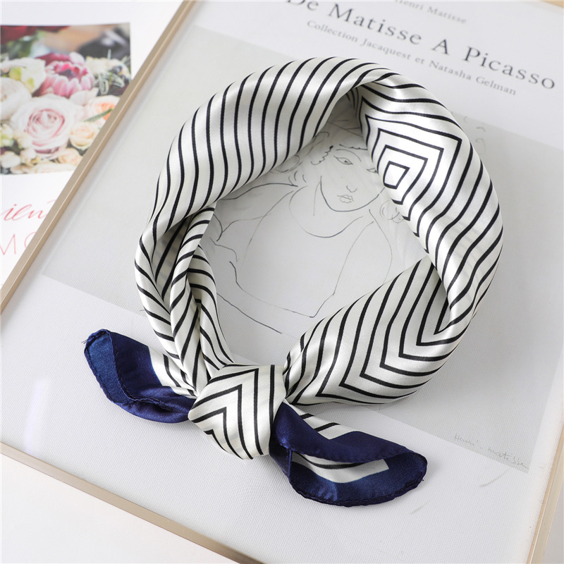 Luxury Stripe Silk Square Scar – Silk Tie Striped recenzja i cena