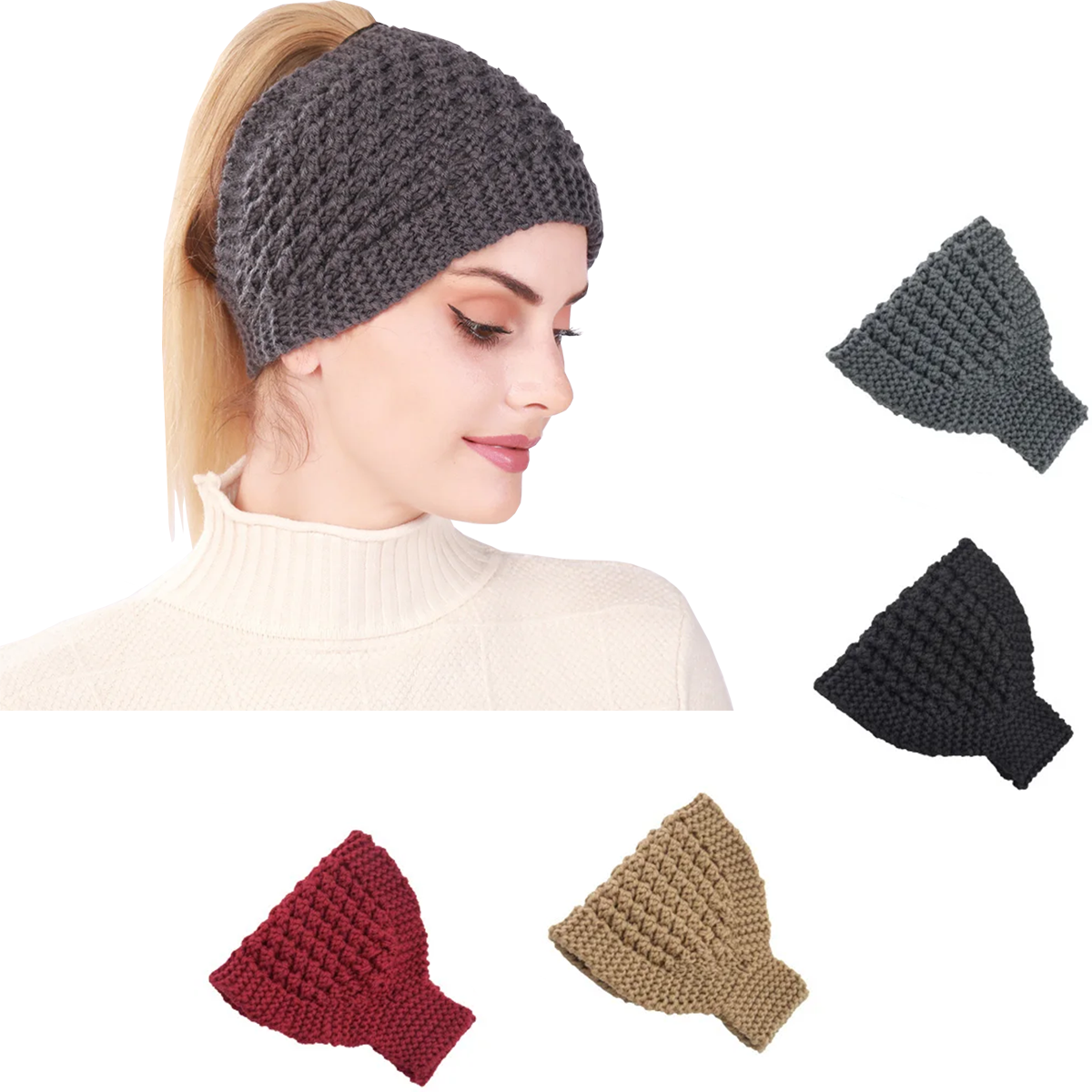 1PC Knitted Soft Stretch Turba – Head Wrap Turban recenzja i cena