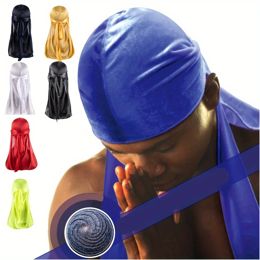 Men's Silk Durag Bonnet Bandan – Bandana Doo Rag recenzja i cena