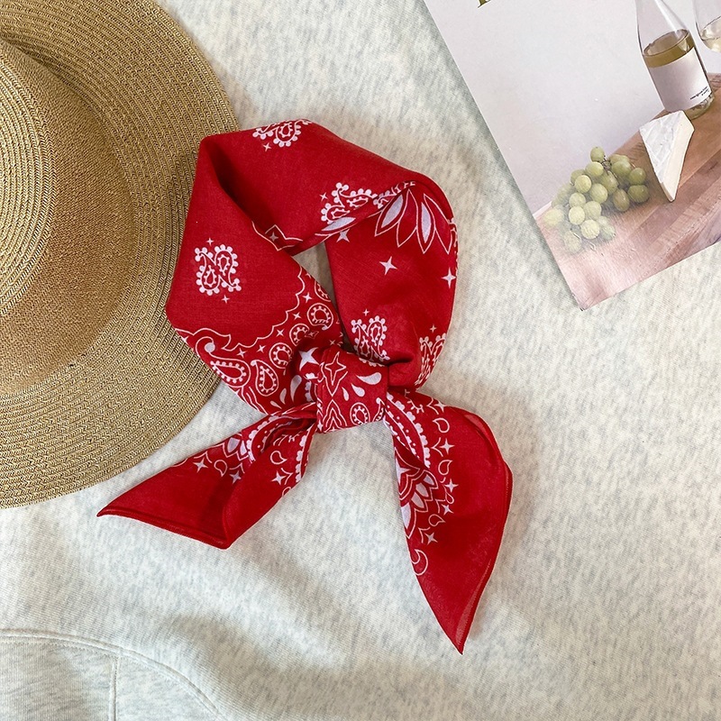 100% Cotton Square Scarf For W – Bandana Cotton recenzja i cena