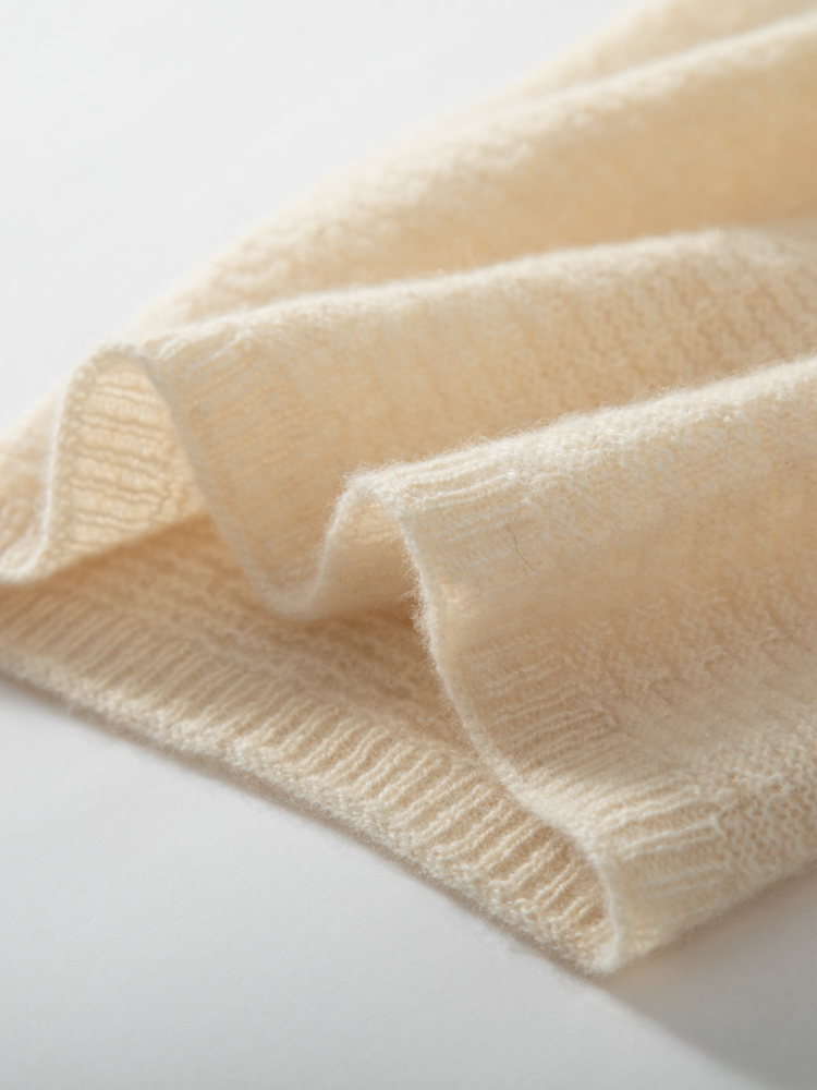 100% Pure Cashmere Waffle Knit – Infinity Scarf Knit recenzja i cena