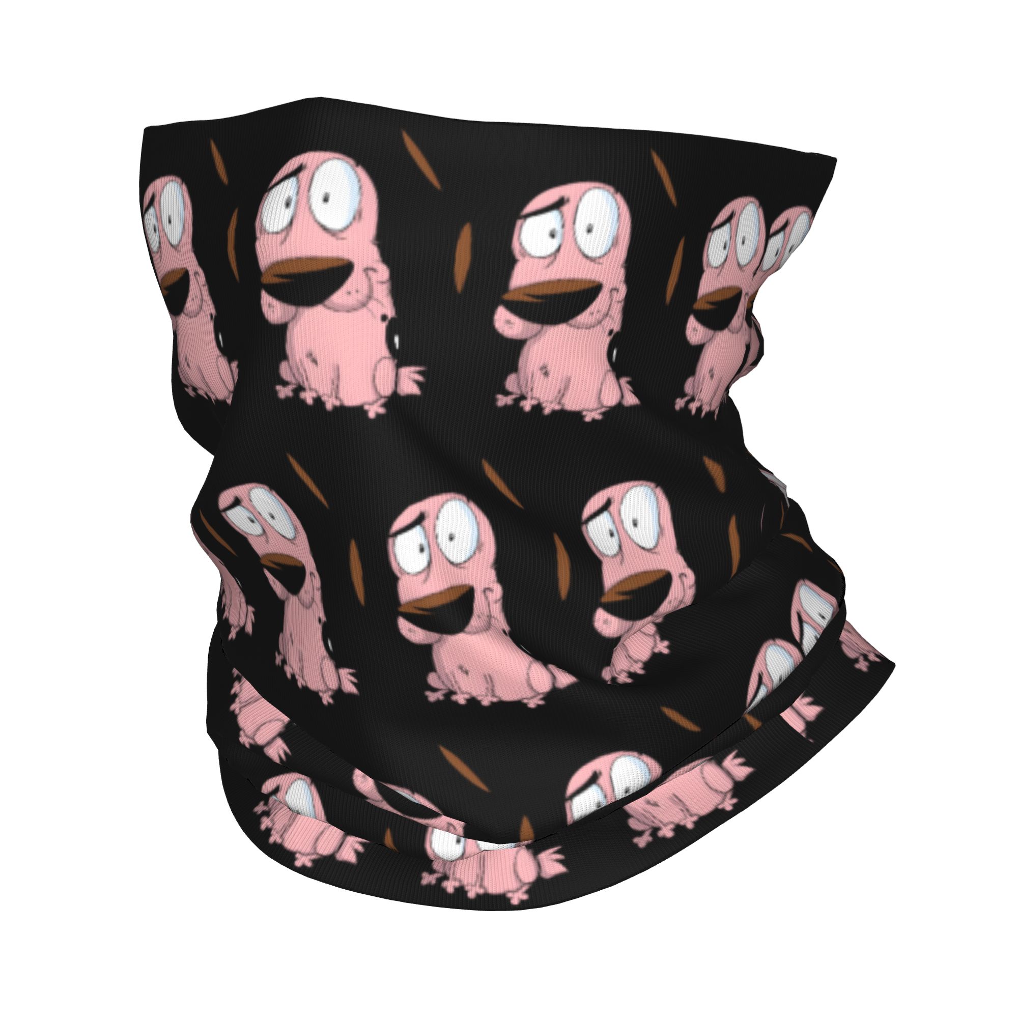 Custom Cartoon Courage Dog Win – Neck Warmer Tube recenzja i cena