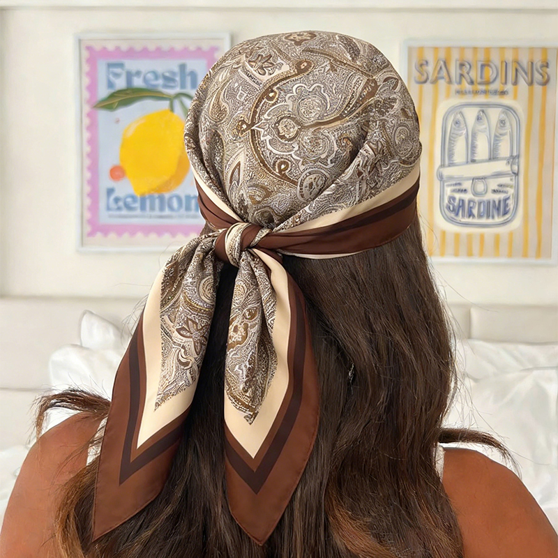 Luxury Women Silk Square Scarf – Scarf Silk Square recenzja i cena