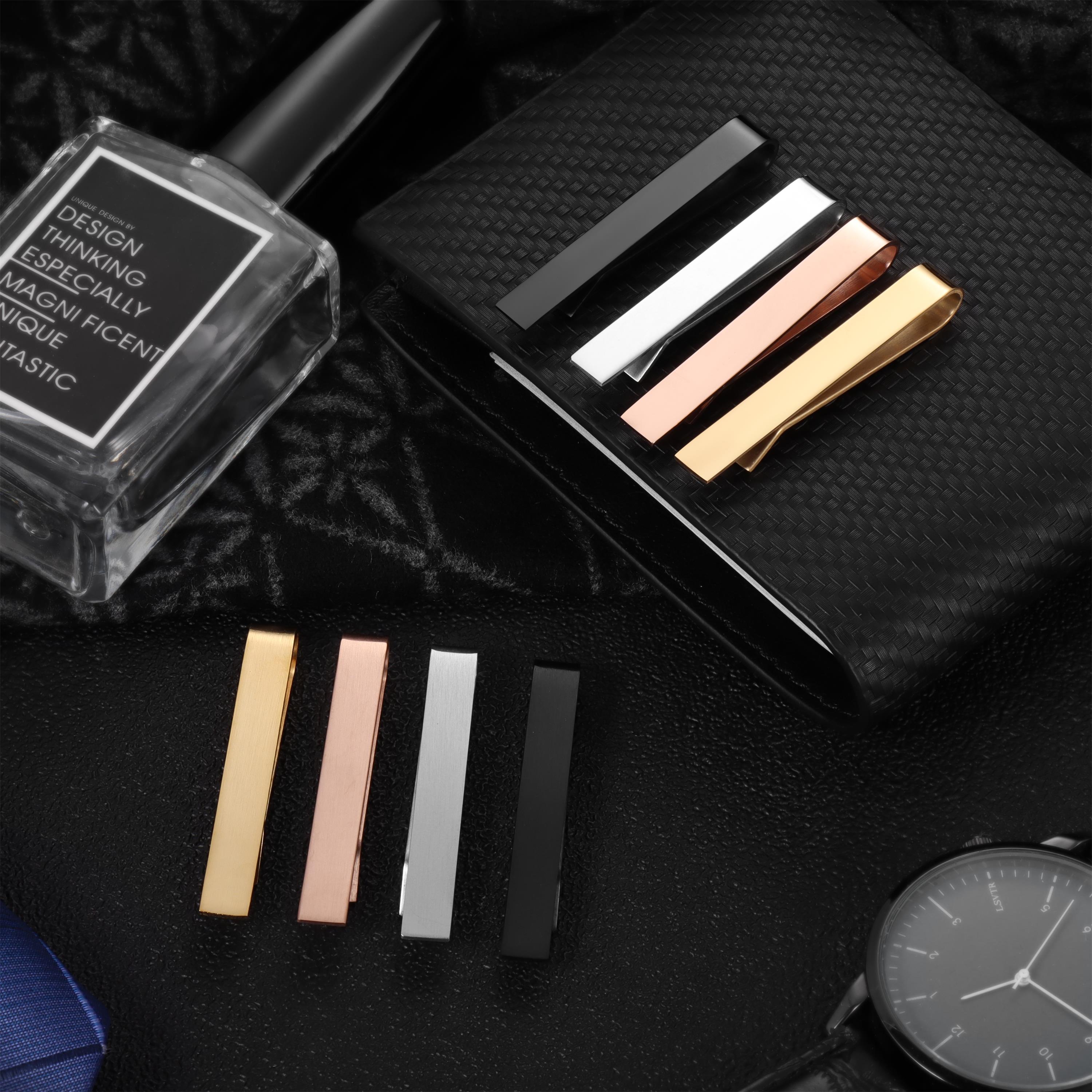 HAWSON 2 in shiny and brushTie – Tie Bar Set Gift recenzja i cena