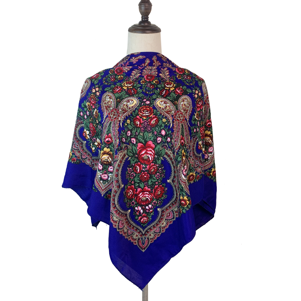 100*100cm Russian Square Scarf – Bandana Cotton recenzja i cena