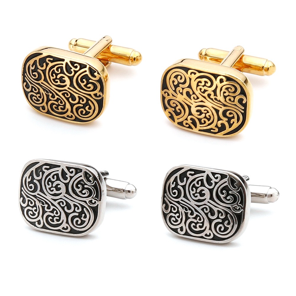High Quality Gold Cufflinks Vi – Tie Clip Silver recenzja i cena