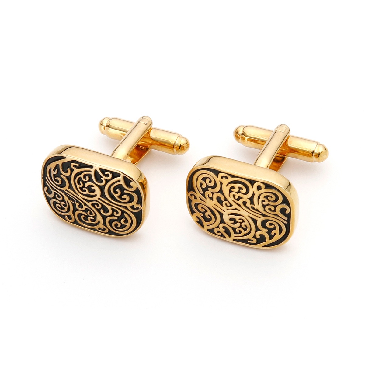 High Quality Gold Cufflinks Vi – Tie Clip Silver recenzja i cena