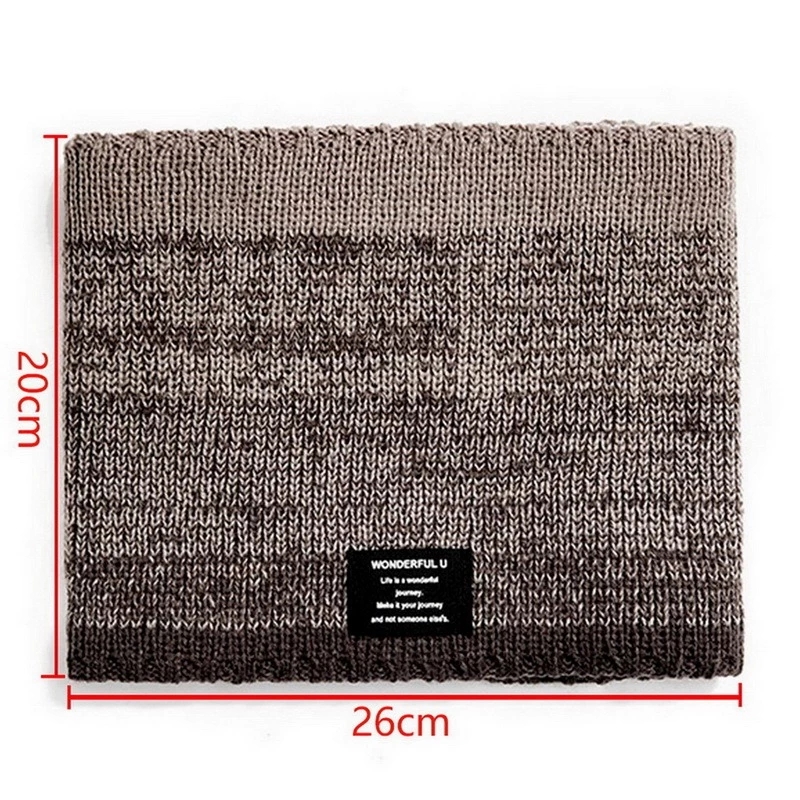 Winter Scarf for Men Fleece Ri – Handkerchief Cotton Men recenzja i cena
