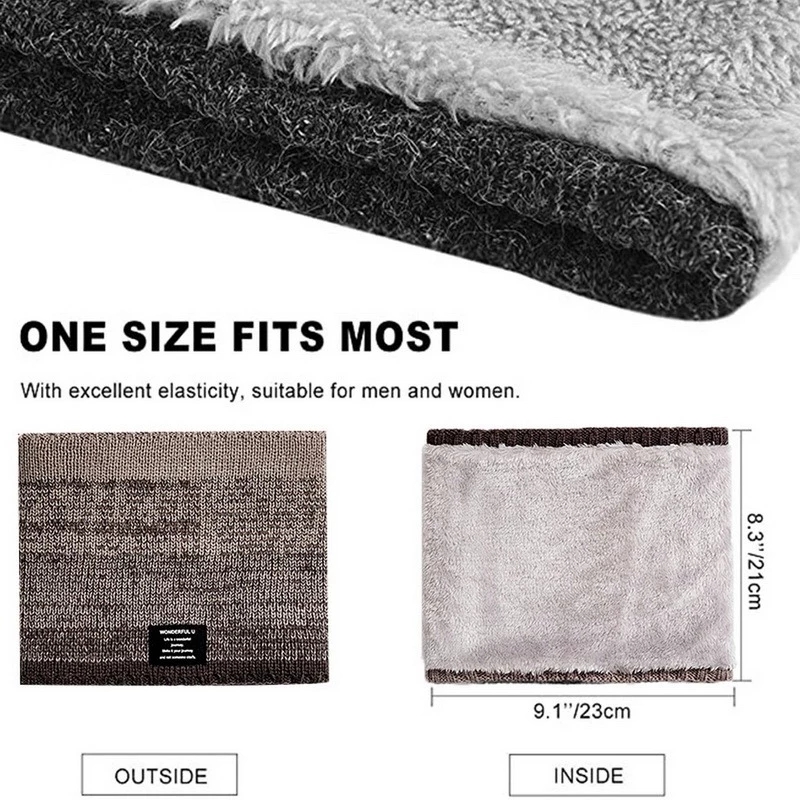 Winter Scarf for Men Fleece Ri – Handkerchief Cotton Men recenzja i cena