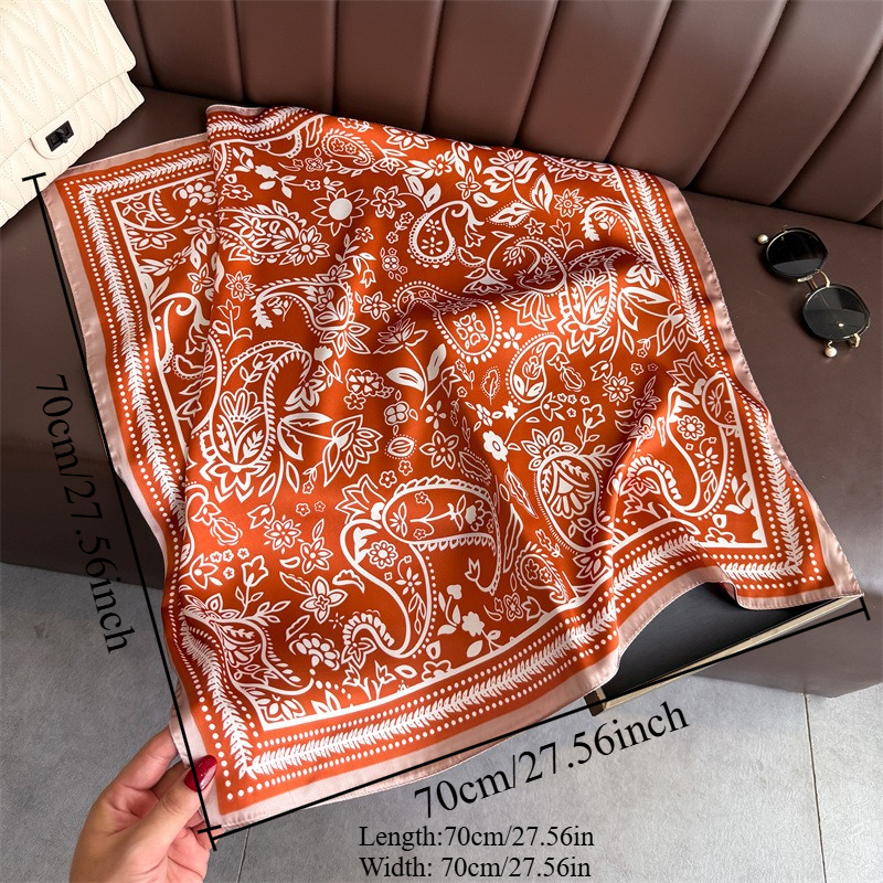 1Pc cashew print fashion silk  – Silk Neck Scarf recenzja i cena