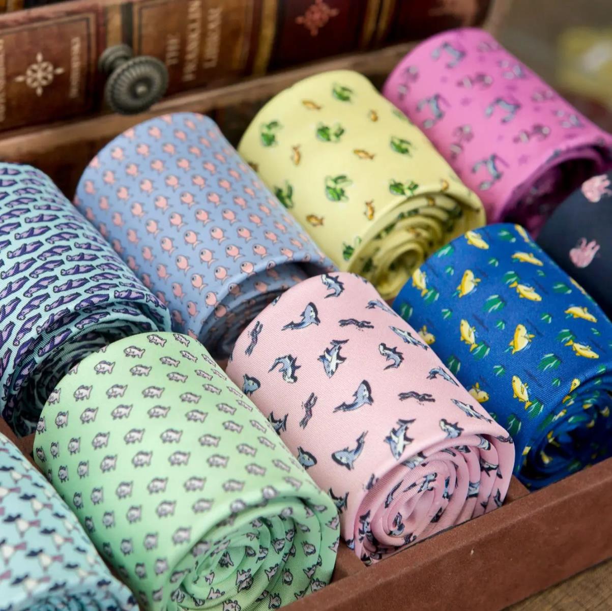 Multicolor Colorful Character  – Skinny Tie Men recenzja i cena