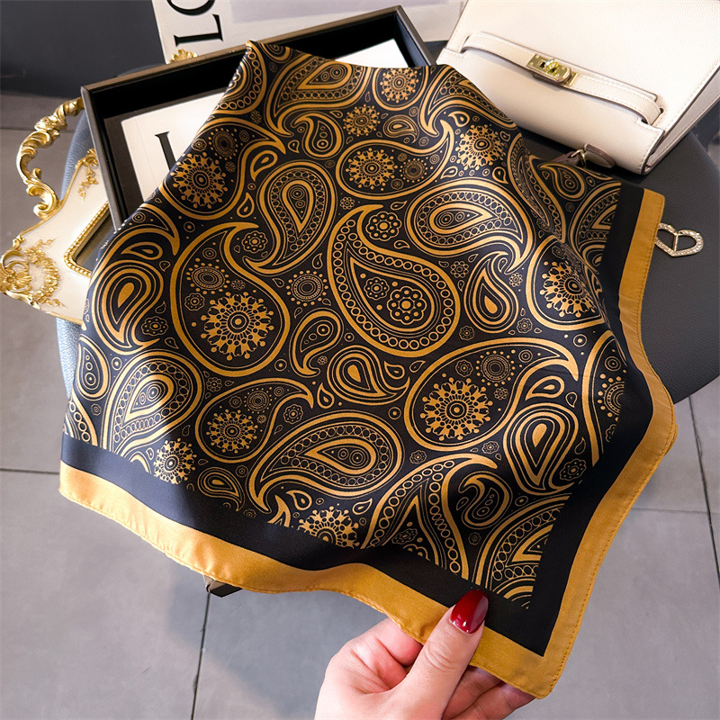 Women Silk Scarves 70*70cm Des – Silk Neck Scarf recenzja i cena