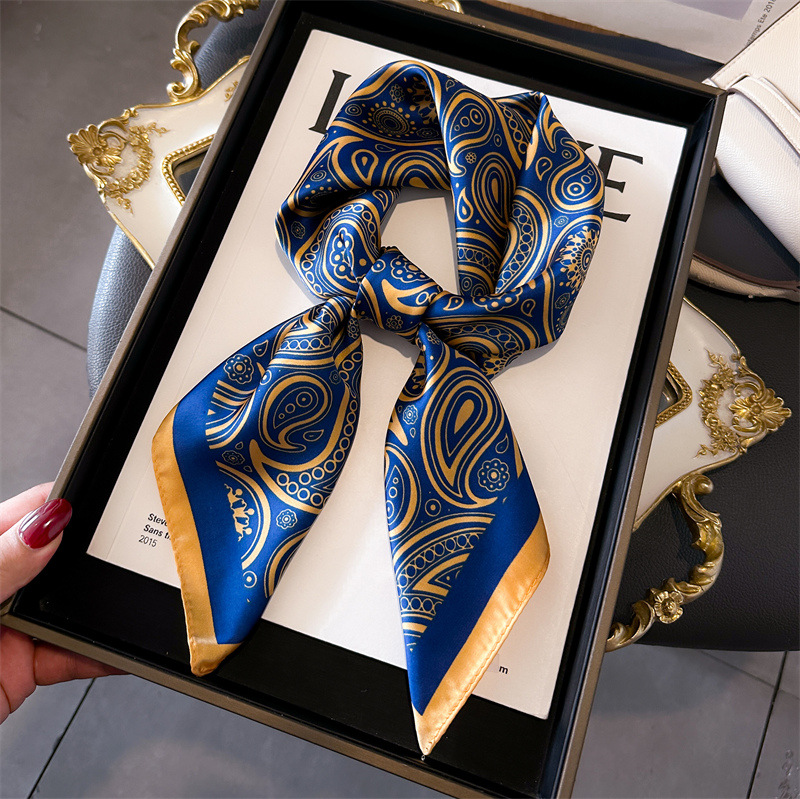 Women Silk Scarves 70*70cm Des – Silk Neck Scarf recenzja i cena