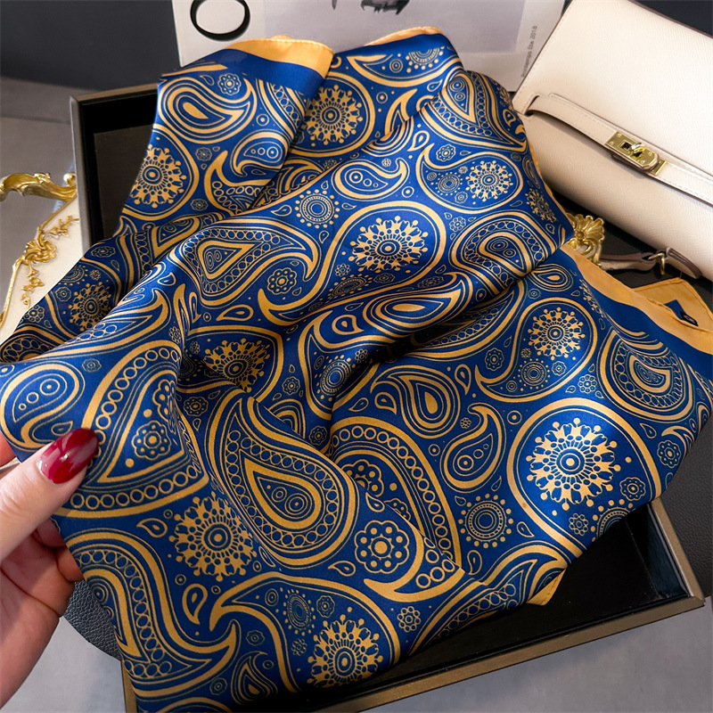 Women Silk Scarves 70*70cm Des – Silk Neck Scarf recenzja i cena