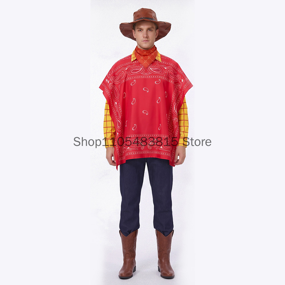 Men's Woody Cosplay costume To – Ascot Neck Scarf recenzja i cena
