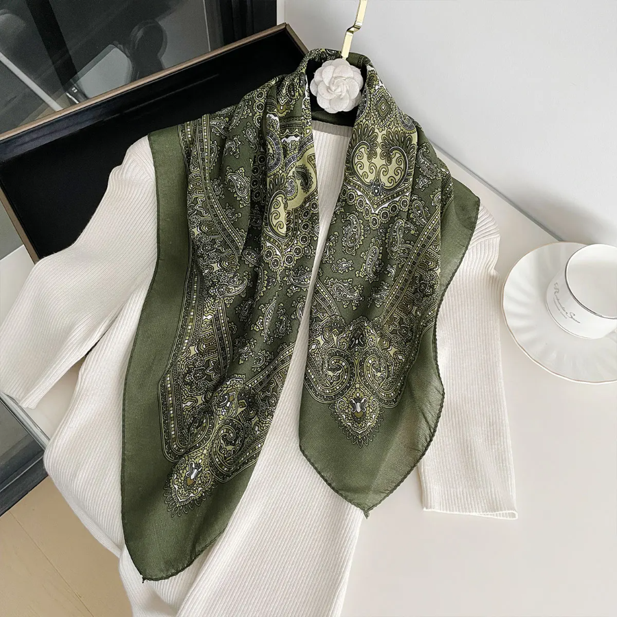 New Fashion 70X70cm Women's Sc – Bandana Cotton recenzja i cena