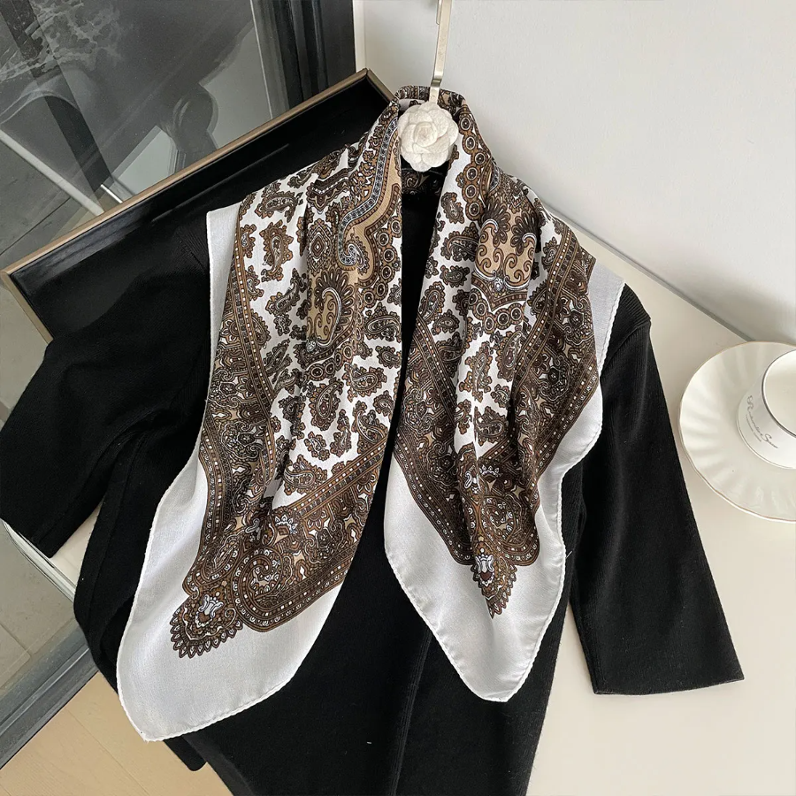 New Fashion 70X70cm Women's Sc – Bandana Cotton recenzja i cena