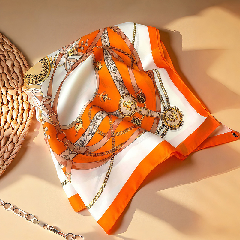 1pcs 70cm Roman Chain Silk Sca – Scarf Silk Square recenzja i cena