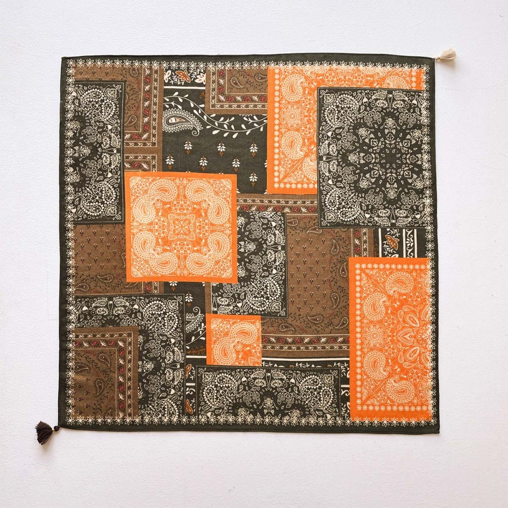 Tassel Scarf Women Square Cott – Bandana Cotton recenzja i cena